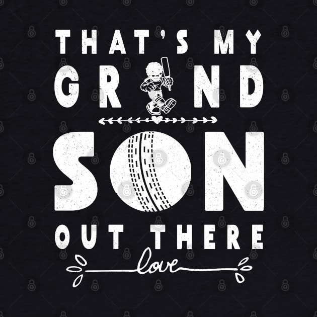 Cricket TShirt Gift for Grandma Grandpa Cricket GrandSon Tee by kaza191